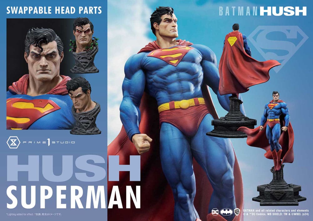 DC Comics Premium Masterline Series Statue Batman Hush Comic Superman Bonus Version Prime 1 Studio