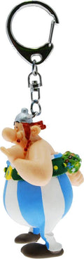 Asterix Keychain Obelix with Flowers Plastoy