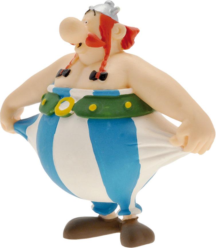 Asterix Figure Obelix holding his pants Plastoy