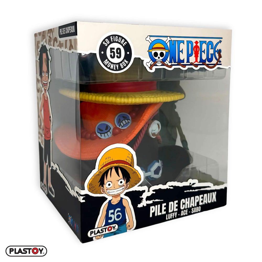 One Piece Coin Bank Stack of Hats Plastoy