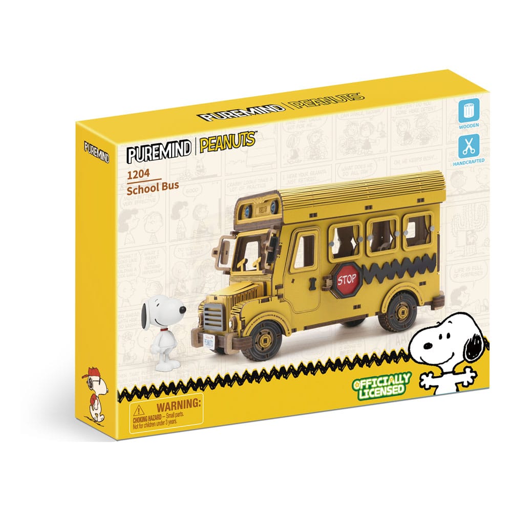 Peanuts Puremind Construction School Bus Pantasy