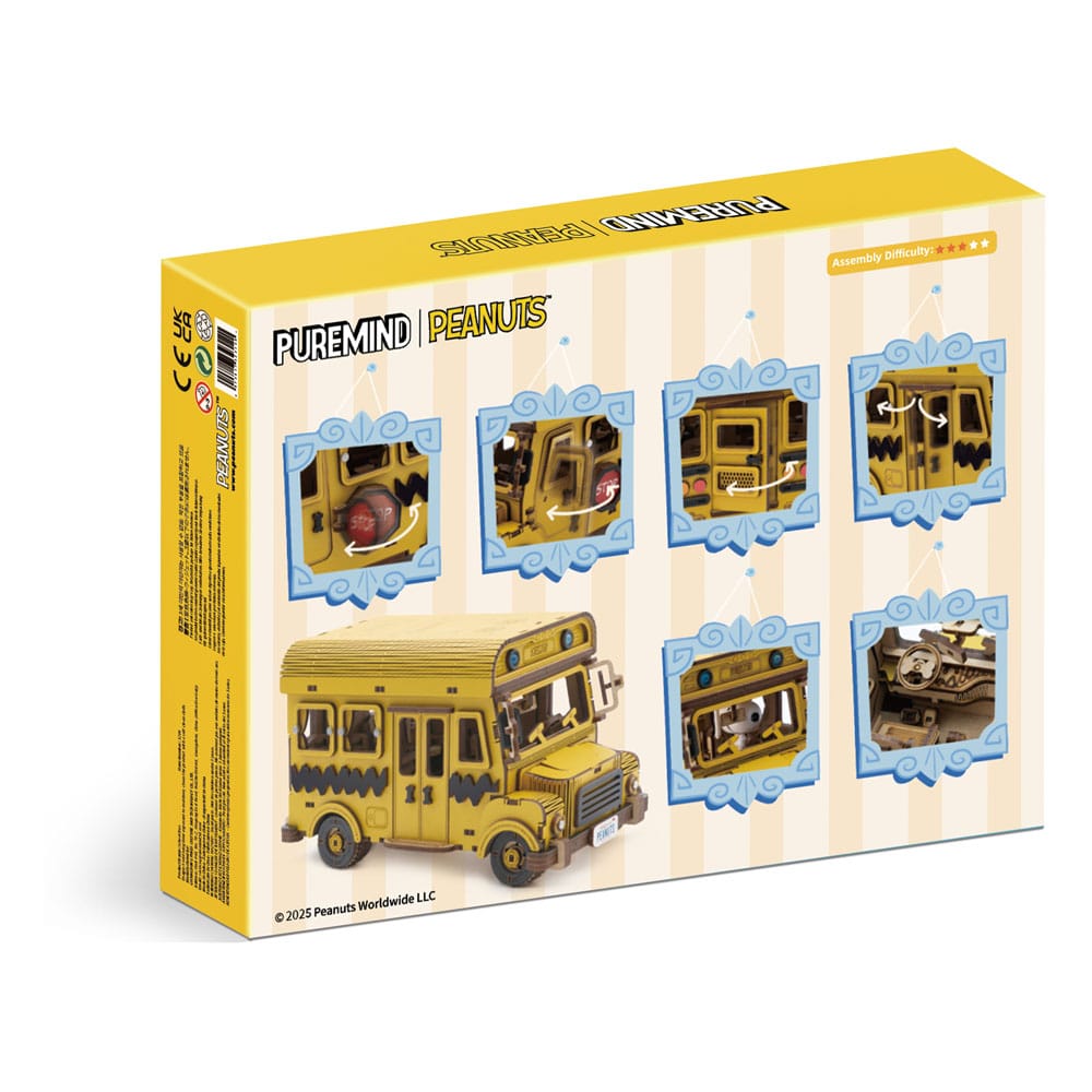 Peanuts Puremind Construction School Bus Pantasy