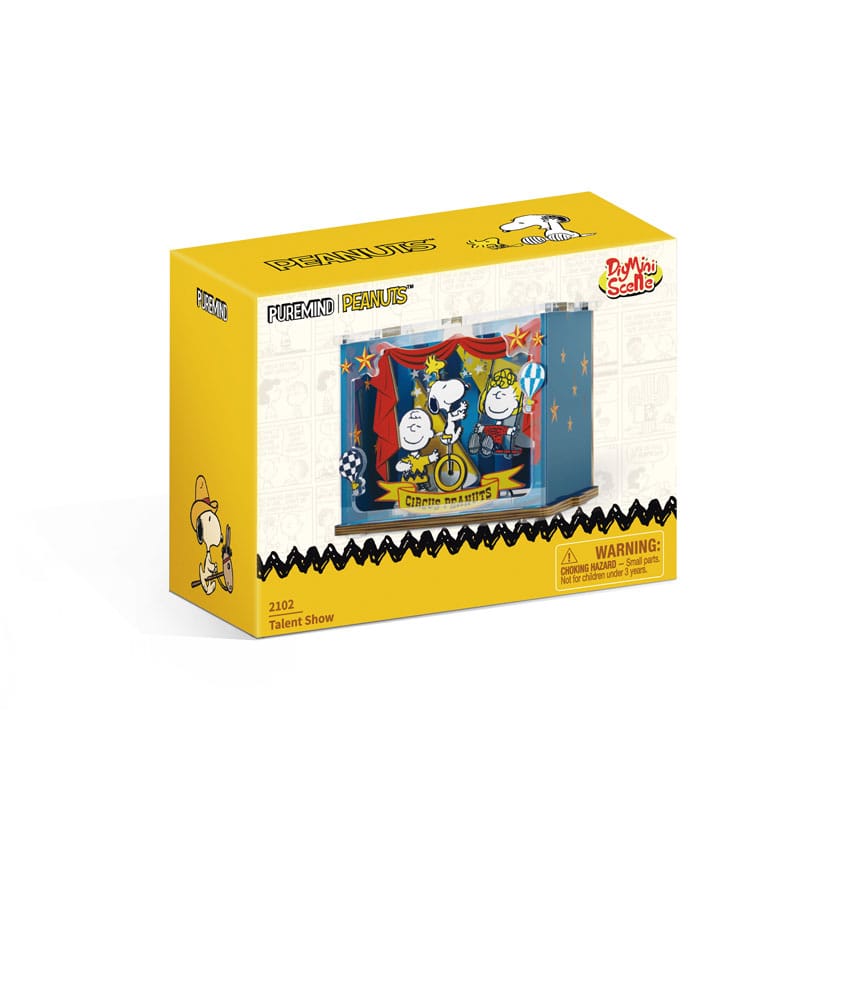 Peanuts Puremind DIY Construction Mini Scene Talent Show Pantasy