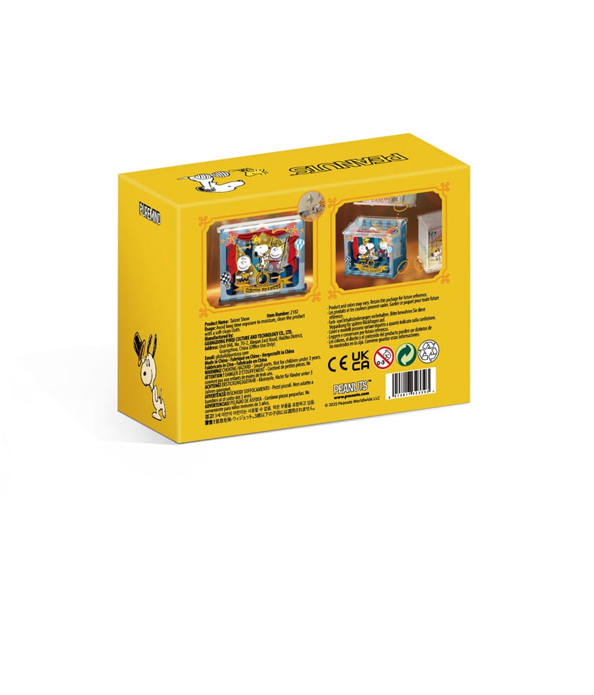 Peanuts Puremind DIY Construction Mini Scene Talent Show Pantasy