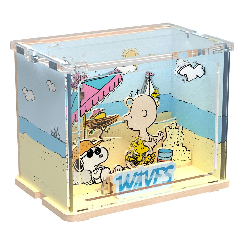 Peanuts Puremind DIY Construction Mini Scene Chilling at the Beach Pantasy