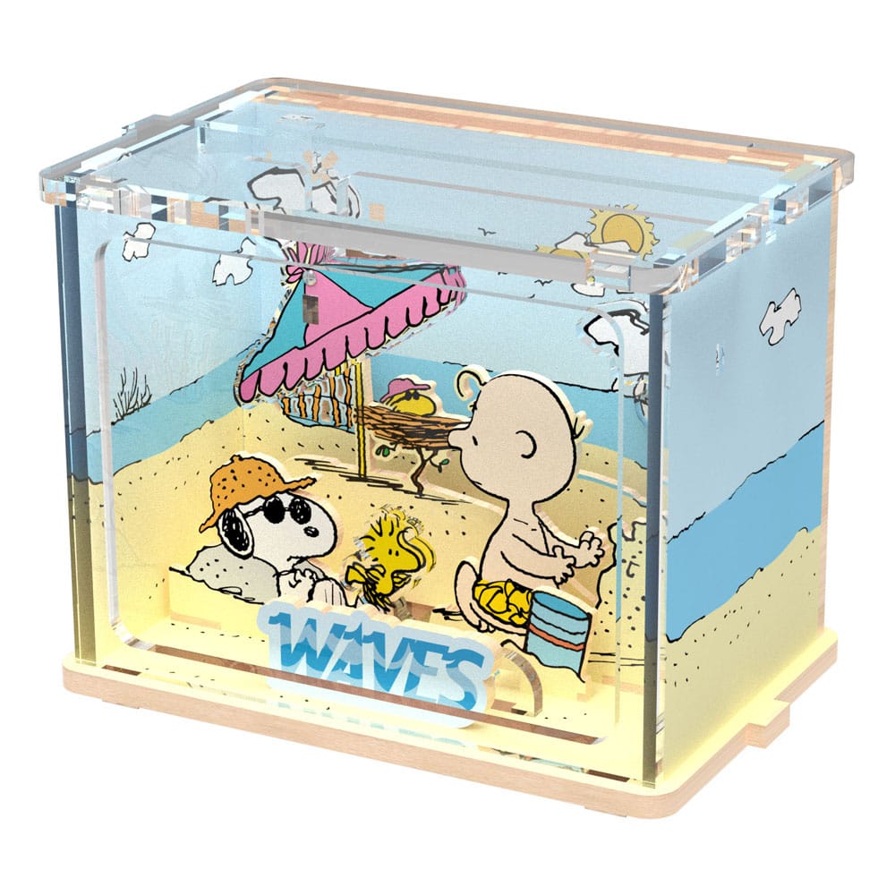 Peanuts Puremind DIY Construction Mini Scene Chilling at the Beach Pantasy
