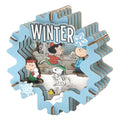 Peanuts Puremind Model Kit Wooden Theater Winter Wonderland Pantasy