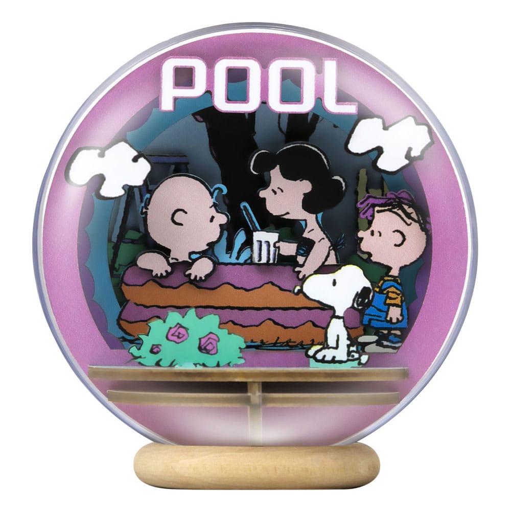 Peanuts Puremind Model Kit Wooden Theater Globe Cool Pool Pantasy
