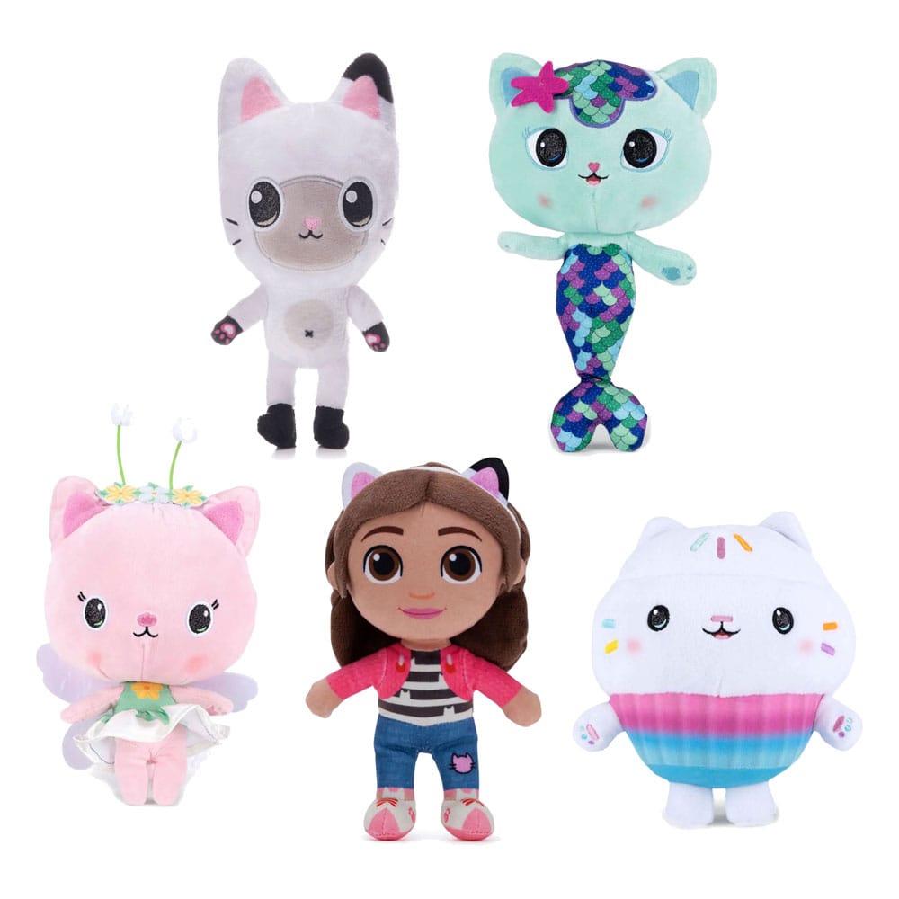 Gabby's Dollhouse Plush Figures Assortment Characters 24 Play by Play