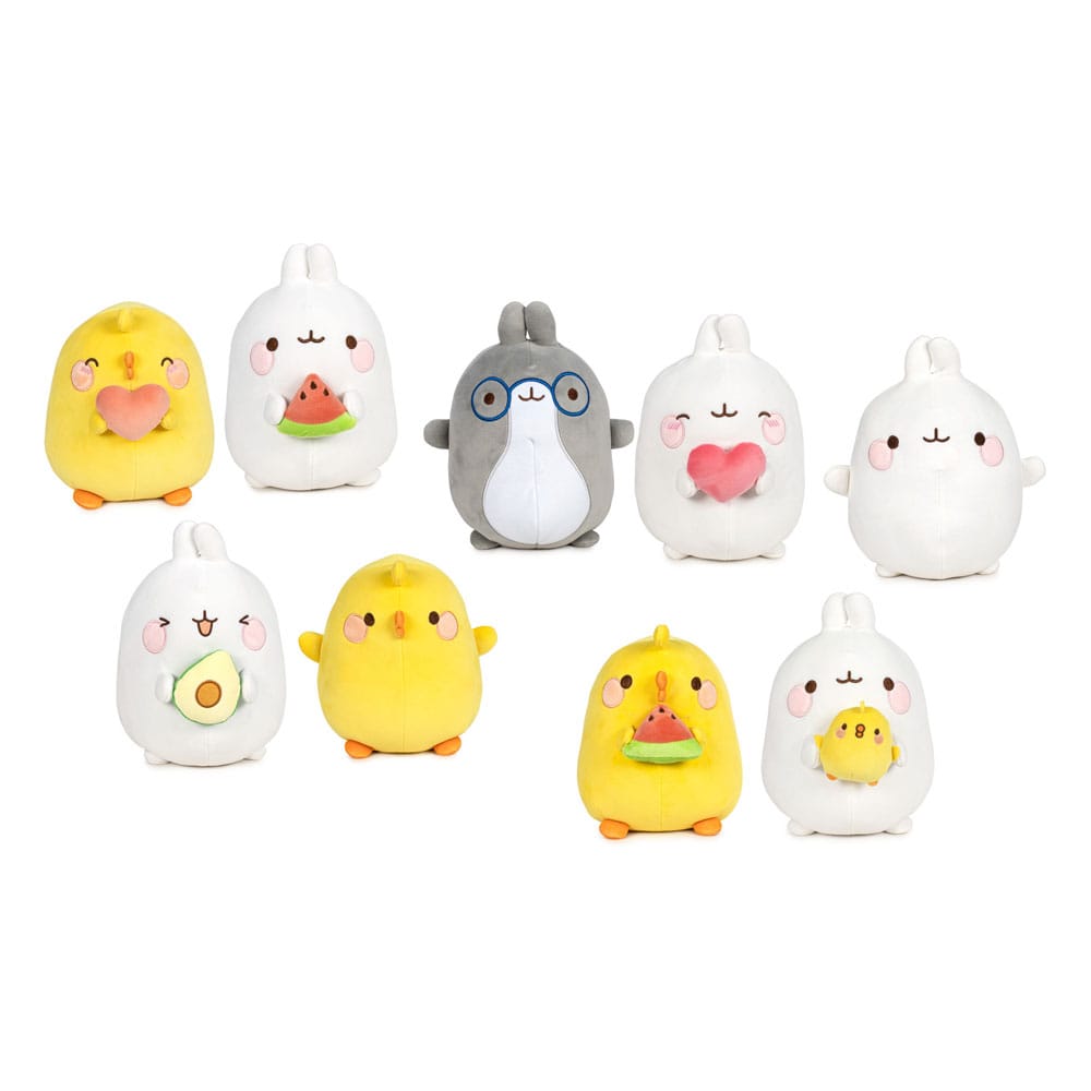 Molang Plush Figures Wave 1 Medium Assortment 12 Play by Play