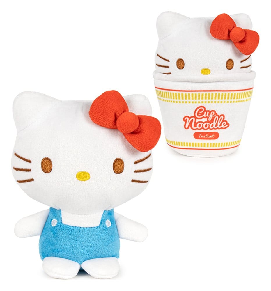 Hello Kitty &amp; Friends Plush Figures Cup Noodles Assortment 24 Play by Play