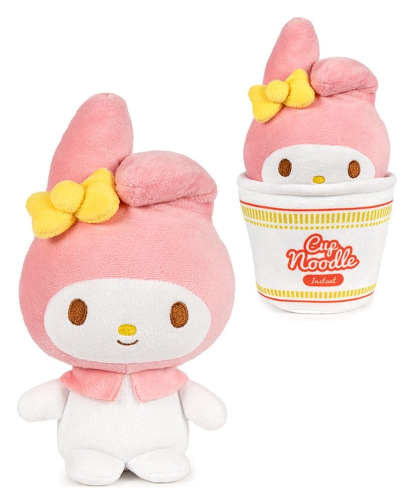 Hello Kitty &amp; Friends Plush Figures Cup Noodles Assortment 24 Play by Play