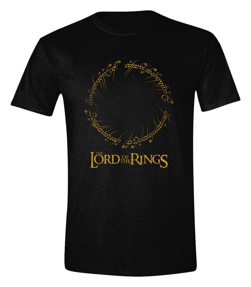 Lord of the Rings T Shirt Logo Inscription Size S PCMerch