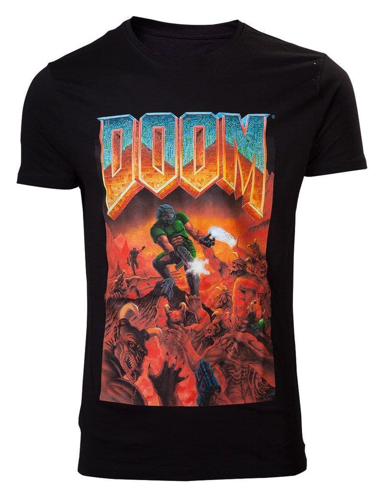 DOOM T Shirt Classic Boxart Size L PCMerch