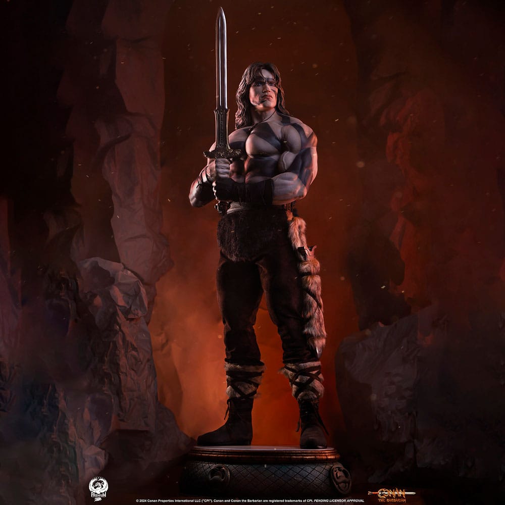 Conan the Barbarian Elite Series Statue Conan Warpaint Edition Premium Collectibles Studio