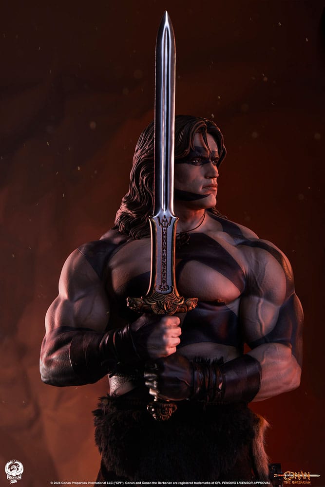 Conan the Barbarian Elite Series Statue Conan Warpaint Edition Premium Collectibles Studio