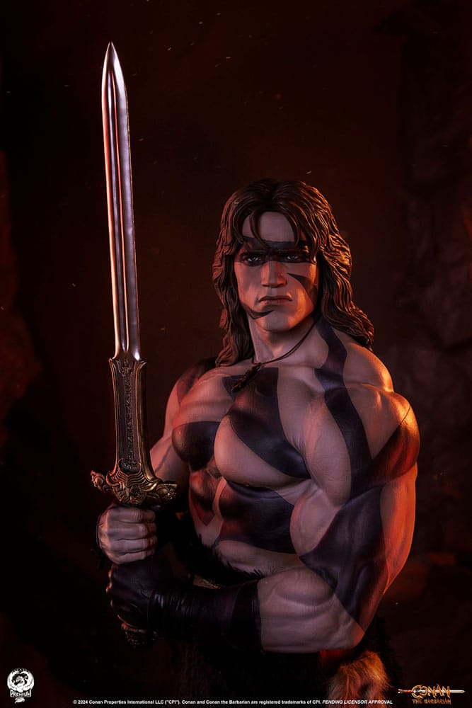 Conan the Barbarian Elite Series Statue Conan Warpaint Edition Premium Collectibles Studio