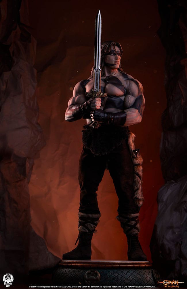 Conan the Barbarian Elite Series Statue Conan Warpaint Edition Premium Collectibles Studio