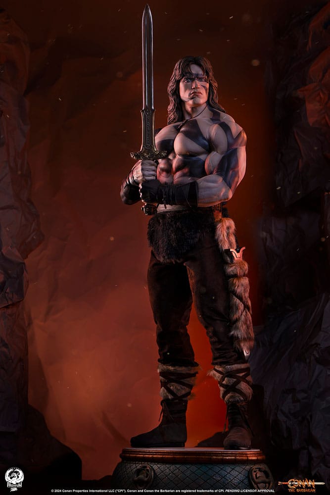 Conan the Barbarian Elite Series Statue Conan Warpaint Edition Premium Collectibles Studio