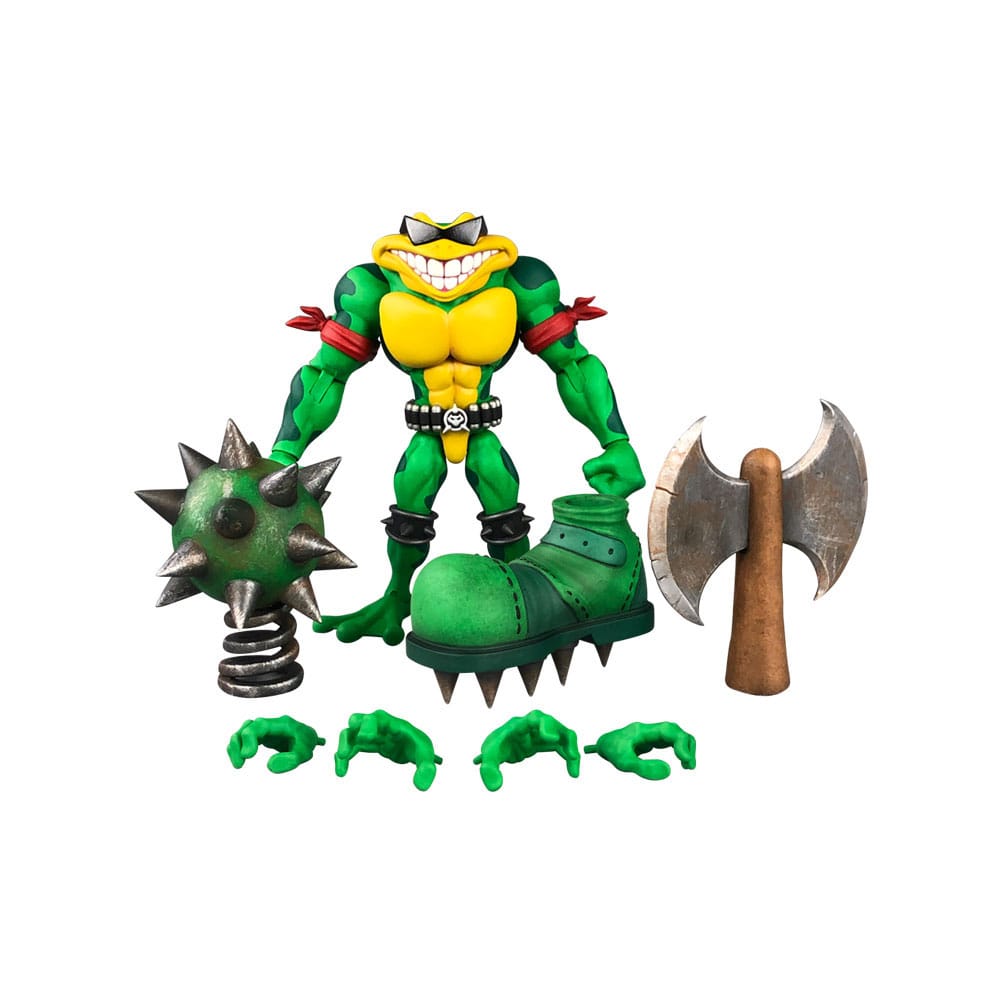 Battletoads Anthology Series Action Figure Wave 1 Rash Premium DNA Toys