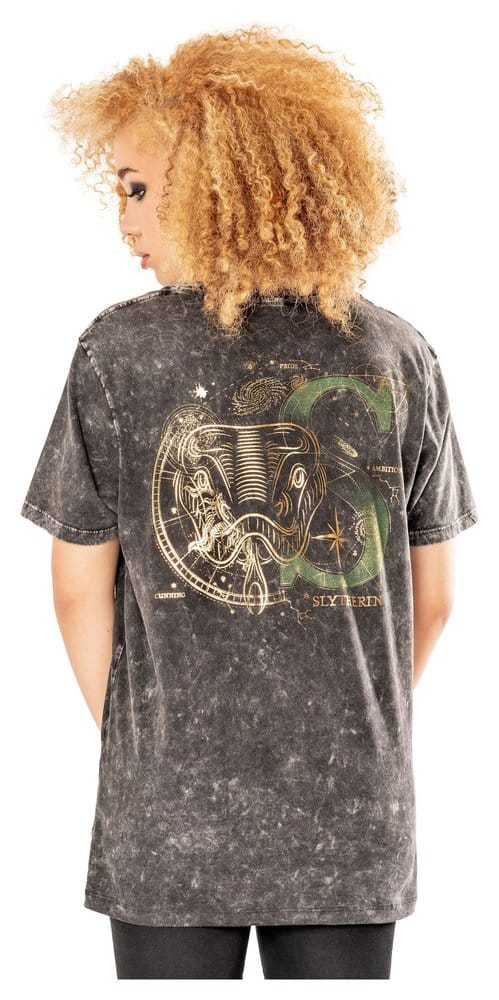 Harry Potter T Shirt Slytherin Acid Wash Size M CID