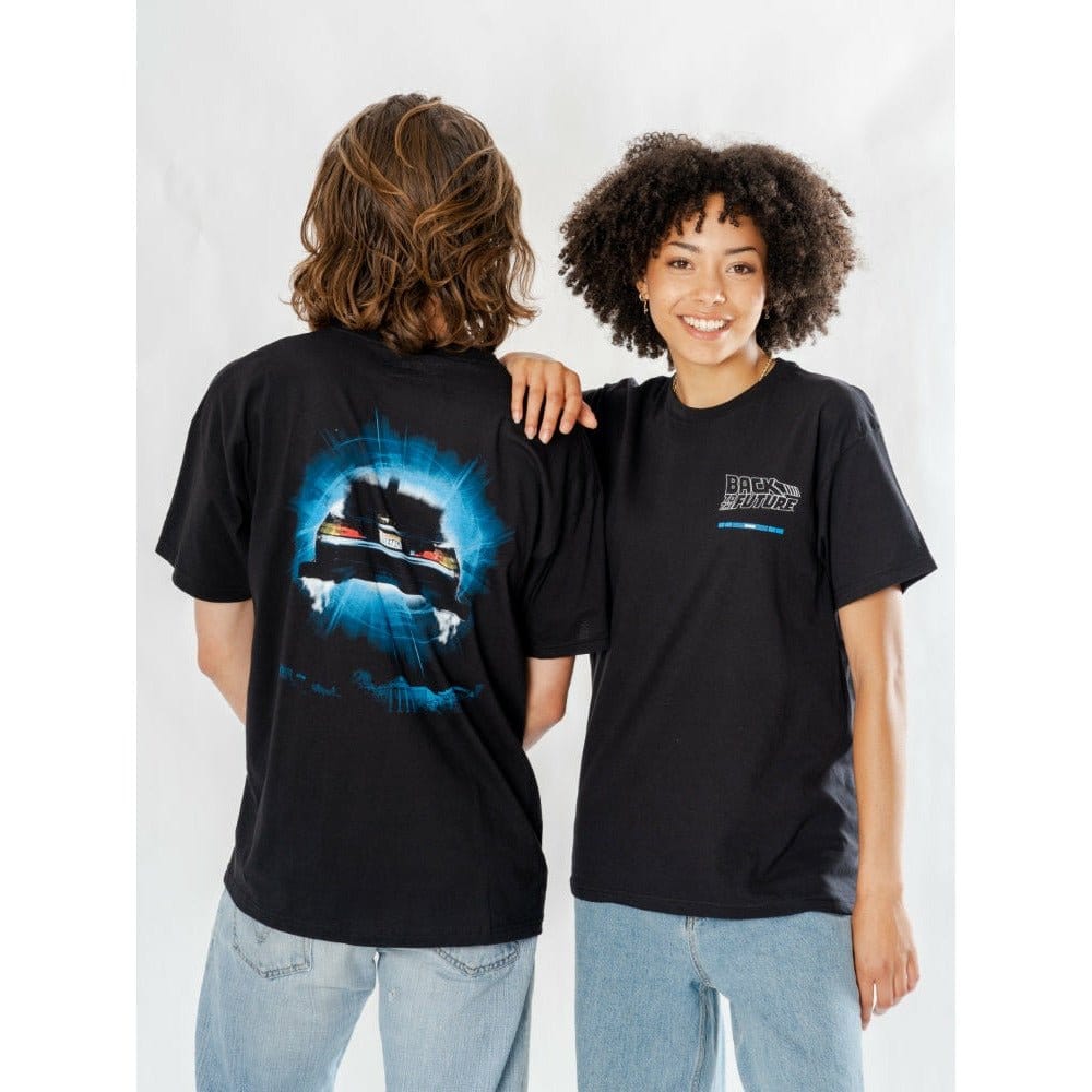 Back to the Future T Shirt Delorean Reverse Size S CID