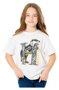 Harry Potter Kids T Shirt Hufflepuff Mosaic Size 9 11 CID