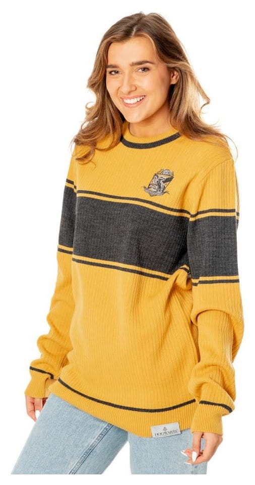 Harry Potter Kids Sweater Hufflepuff Varsity Size S CID
