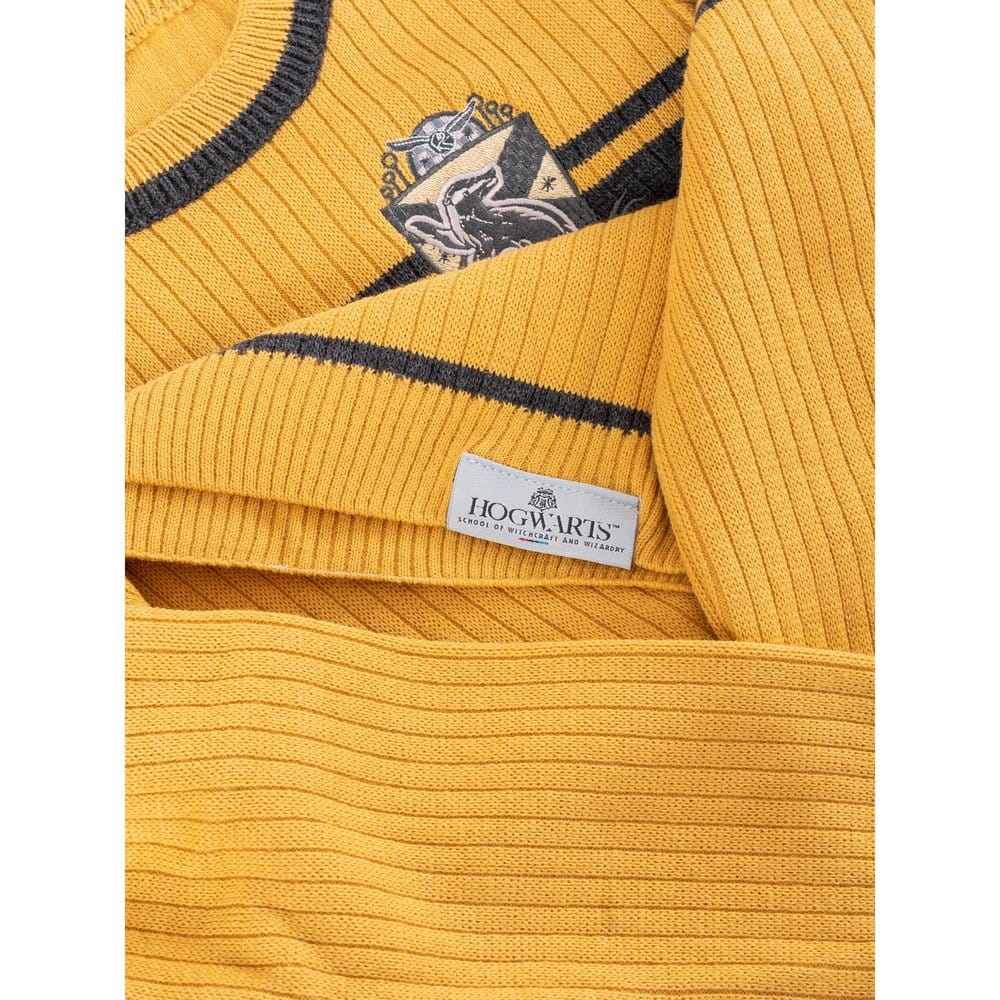 Harry Potter Kids Sweater Hufflepuff Varsity Size XL CID
