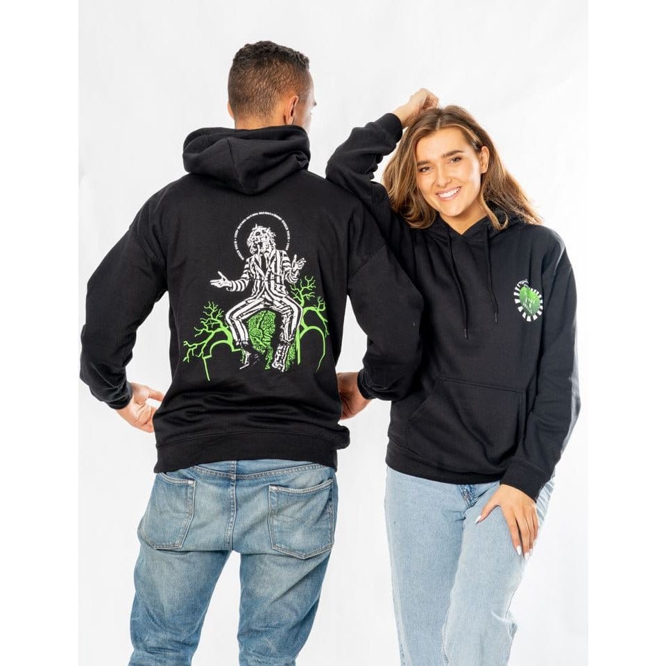 Beetlejuice Hooded Sweater Front Back World Tour Size L CID