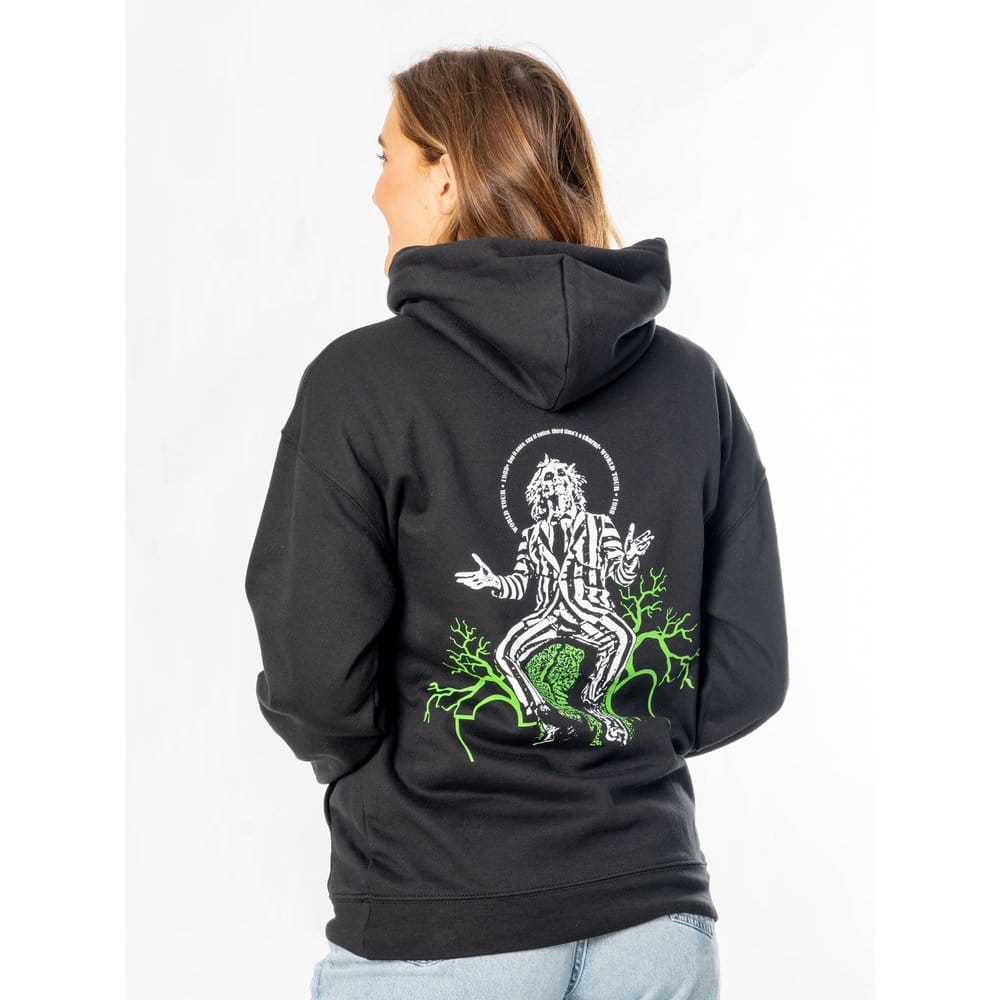 Beetlejuice Hooded Sweater Front Back World Tour Size S CID