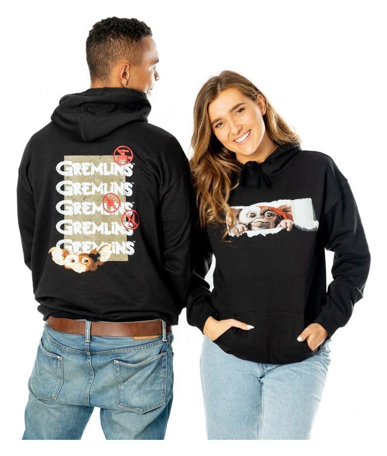 Gremlins Hooded Sweater Front Back Tear Away Size M CID