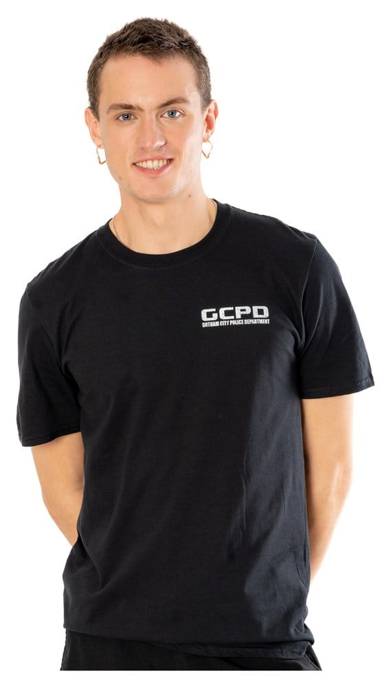Batman T Shirt Arkham City GCPD Front Back Size XXL CID