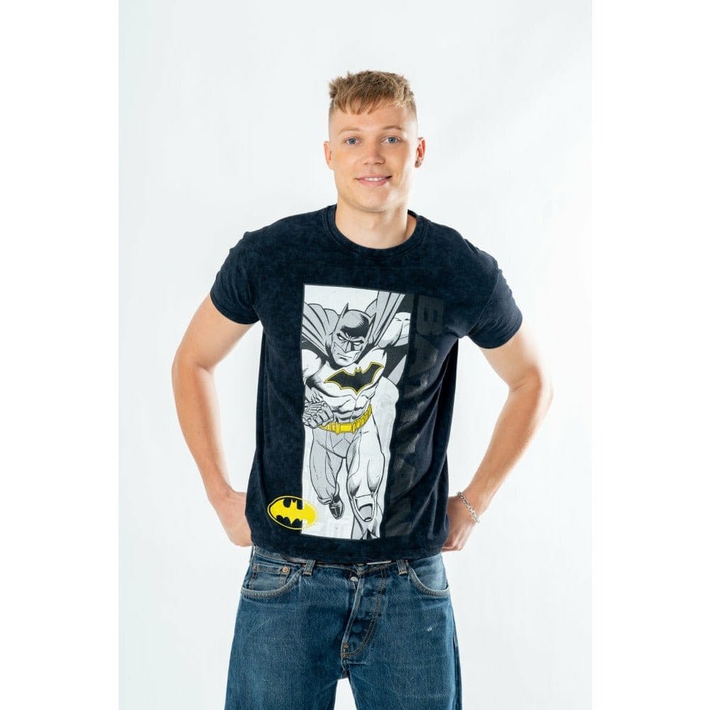 Batman T Shirt Comic Acid Wash Size XL CID