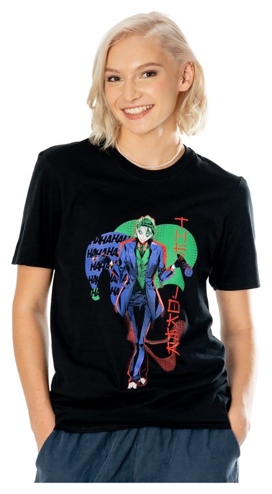 DC Comics T Shirt The Joker Anime Red Light Size S CID