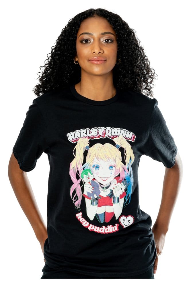 DC T Shirt Harley Quinn Anime Puddin' Size XL CID