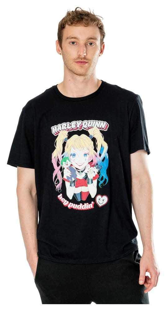 DC T Shirt Harley Quinn Anime Puddin' Size XL CID