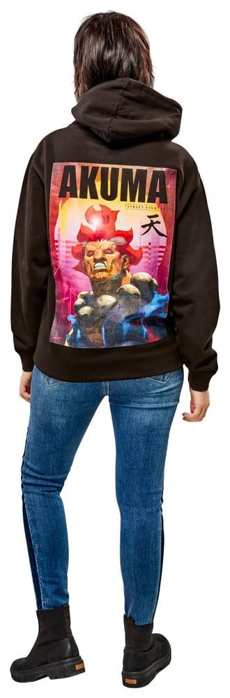 Street Fighter Hooded Sweater Akuma Reverse Size M CID
