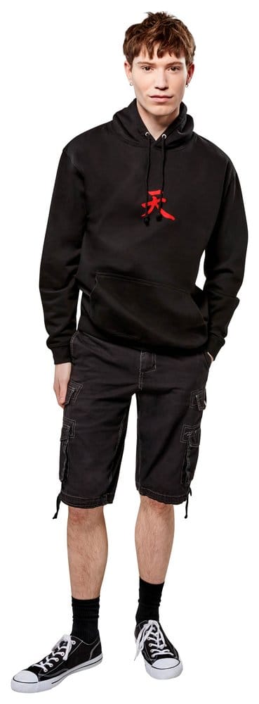 Street Fighter Hooded Sweater Akuma Reverse Size L CID