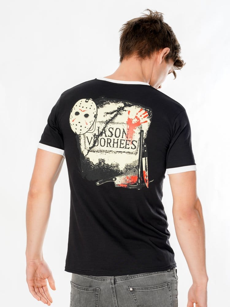 Friday the 13th T Shirt Life Ring Mask Reverse Size S CID