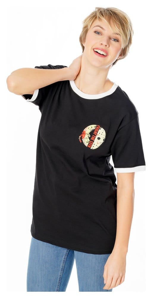 Friday the 13th T Shirt Life Ring Mask Reverse Size S CID