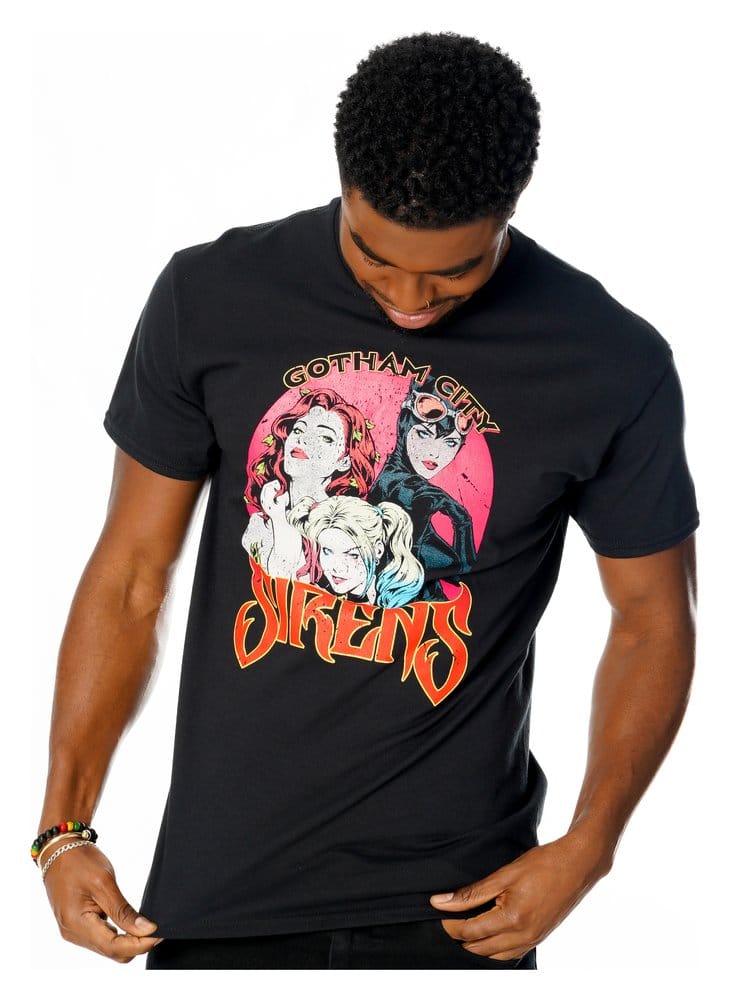 Gotham City Sirens T Shirt Vintage Poster Size L CID