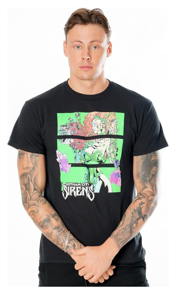 Gotham City Sirens T Shirt Poison Ivy Sirens Cash Black Size S CID