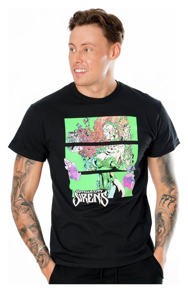Gotham City Sirens T Shirt Poison Ivy Sirens Cash Black Size M CID