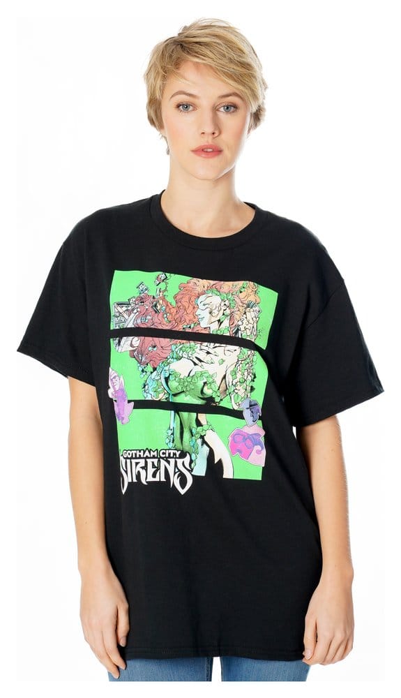 Gotham City Sirens T Shirt Poison Ivy Sirens Cash Black Size L CID