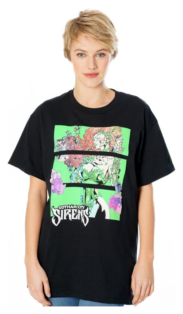 Gotham City Sirens T Shirt Poison Ivy Sirens Cash Black Size S CID