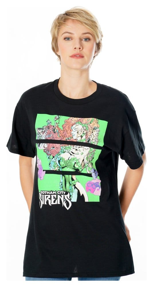 Gotham City Sirens T Shirt Poison Ivy Sirens Cash Black Size M CID