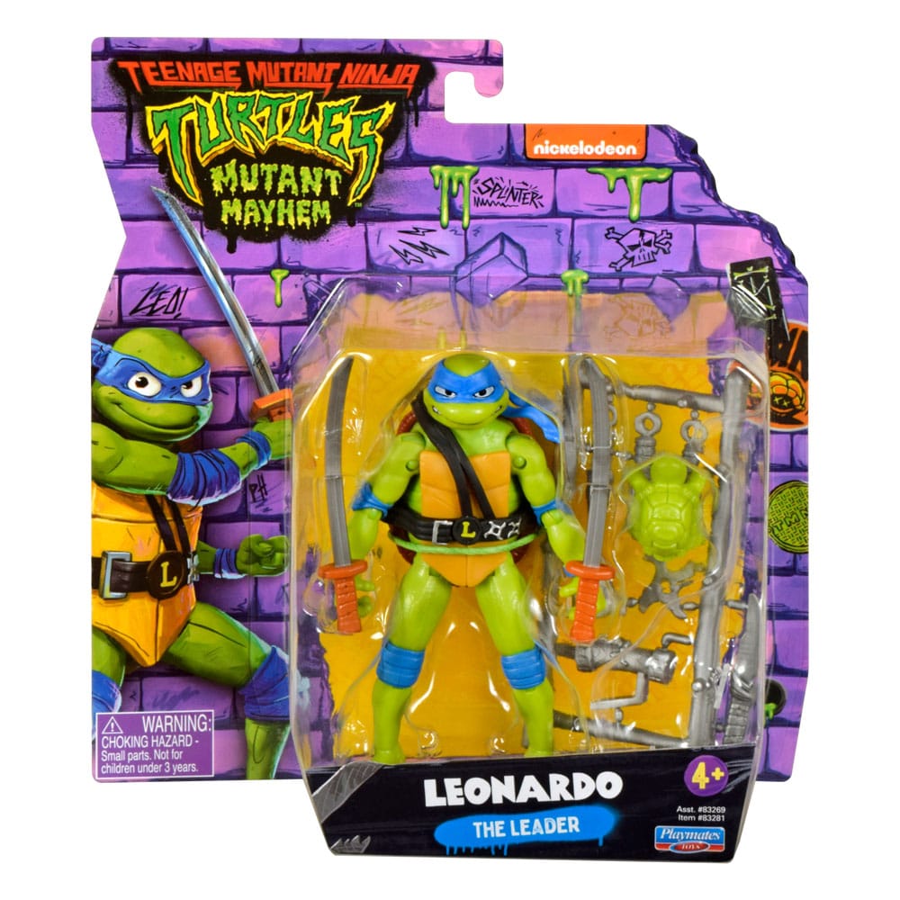 Teenage Mutant Ninja Turtles Mutant Mayhem Action Figures Basic Assortment 12 Playmates