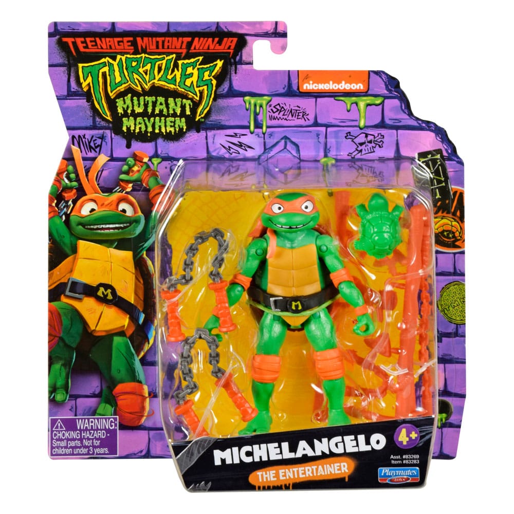 Teenage Mutant Ninja Turtles Mutant Mayhem Action Figures Basic Assortment 12 Playmates