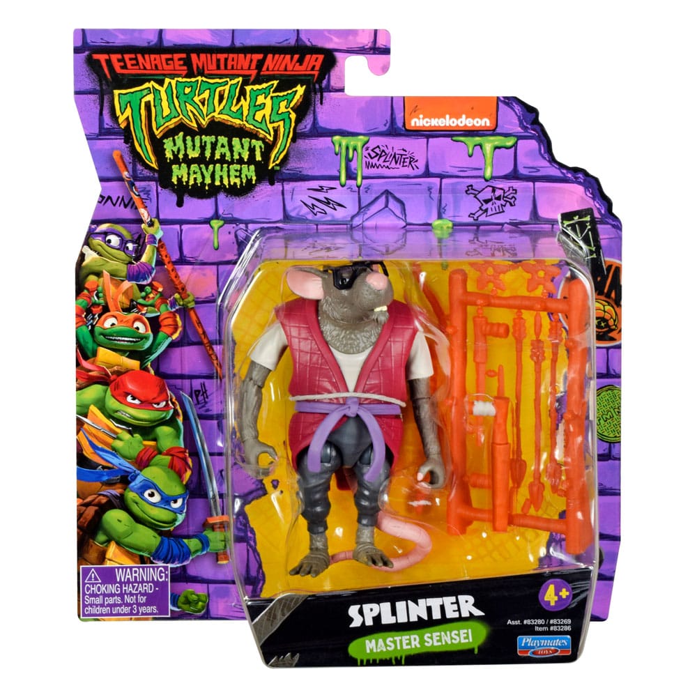 Teenage Mutant Ninja Turtles Mutant Mayhem Action Figures Basic Assortment 12 Playmates